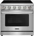 36 in Professional Electric Range with 5 Heating Elements - Large