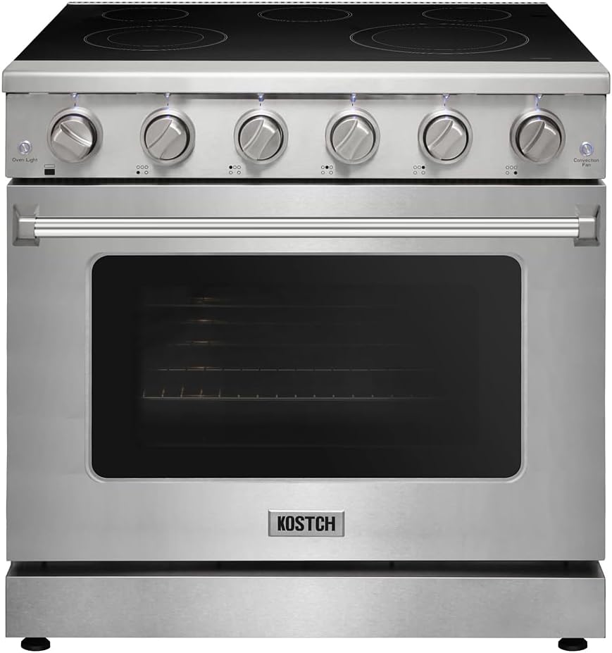 36 inch Professional Electric Range with 5 Heating Elements