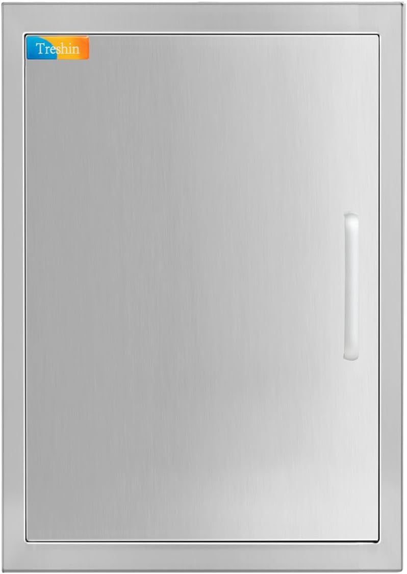 Stainless Steel Outdoor Kitchen Doors for BBQ Islands and Grills