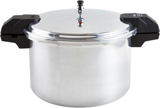 IMUSA USA 16Qt Jumbo Stovetop Pressure Cooker for Large Meals