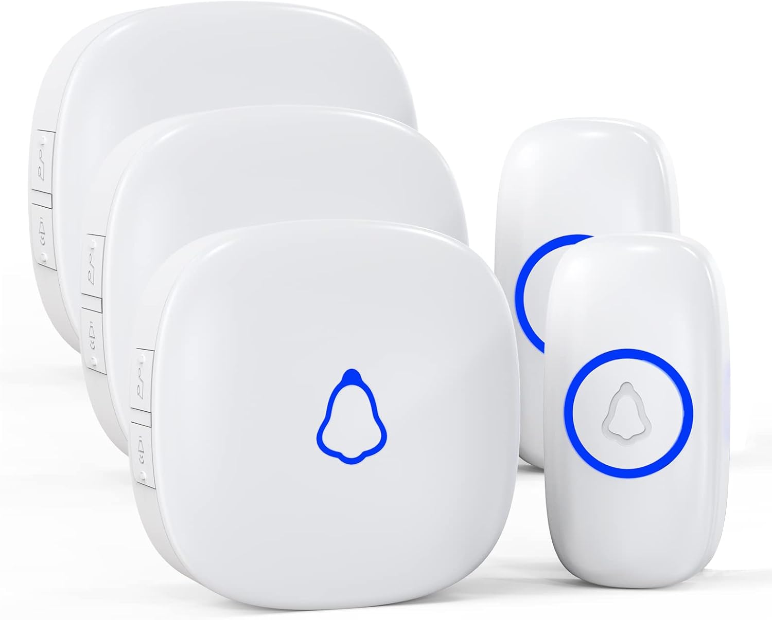 SECRUI Wireless Doorbell Set: Long Range, 3 Chimes, 2 Buttons!