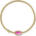 Kendra Scott Grayson Crystal Stretch Bracelet for Women - Azalea