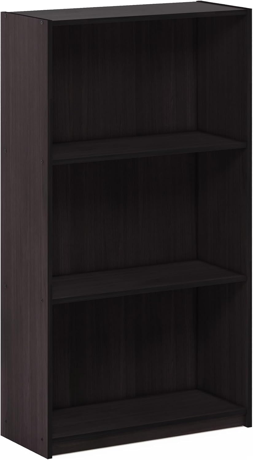 Furinno Basic 3-Tier Bookcase Storage Shelves for Any Room