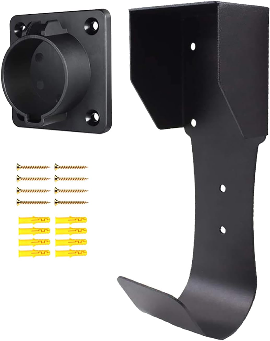MAX GREEN Wall-Mount Nozzle Holder - Secure EV Charger Storage