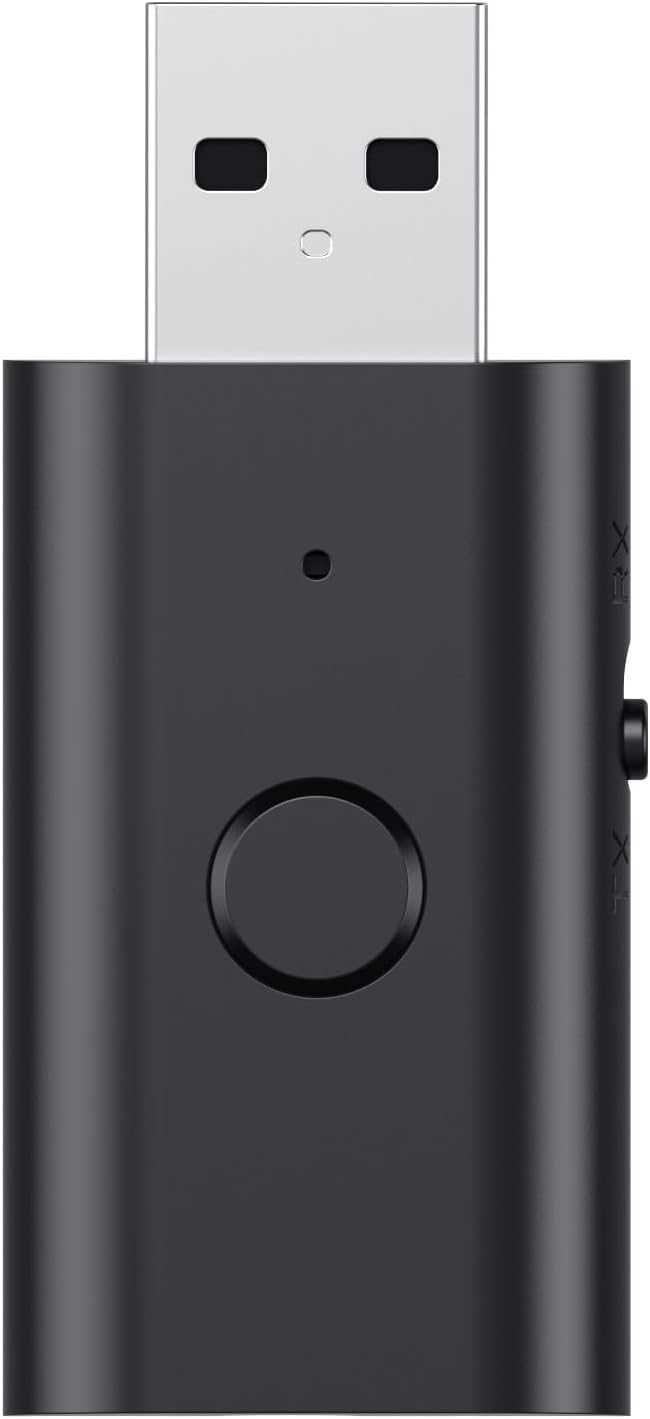 HAOQUOOU 2-in-1 BT Receiver: Low Latency Wireless Audio