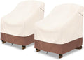 Patio Adirondack Chair Cover 2 Pack - Waterproof Heavy Duty Protection