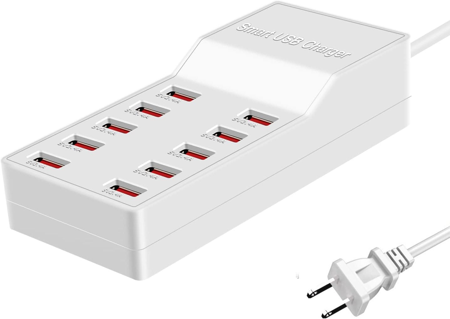 MaxLax 10-Port Fast USB Charger Station
