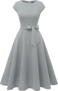 Cocktail Dresses Modest Wedding Guest Dress - Tea Length A-Line
