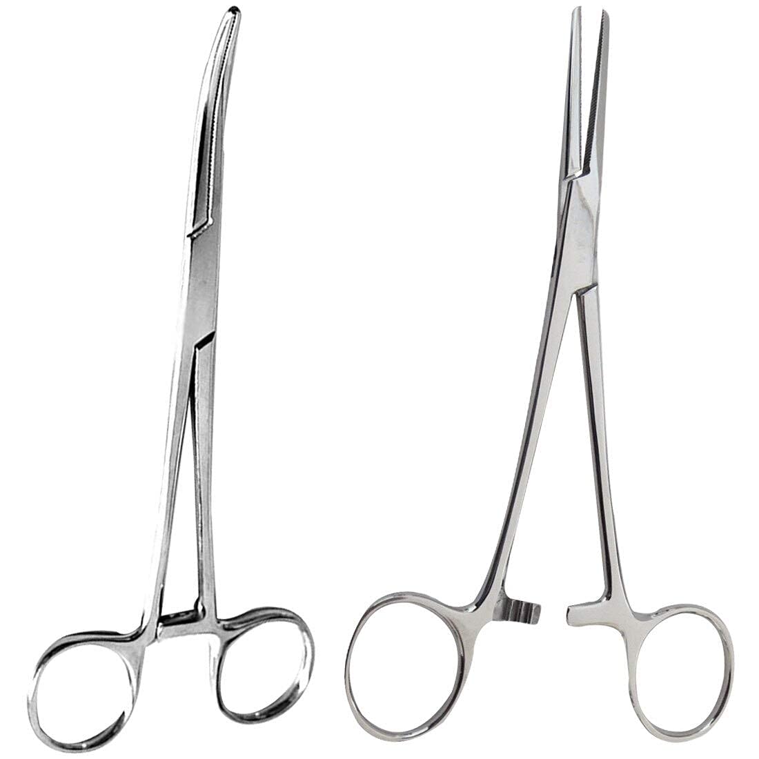 Stainless Steel Hemostat Set - Precision Locking Tweezers