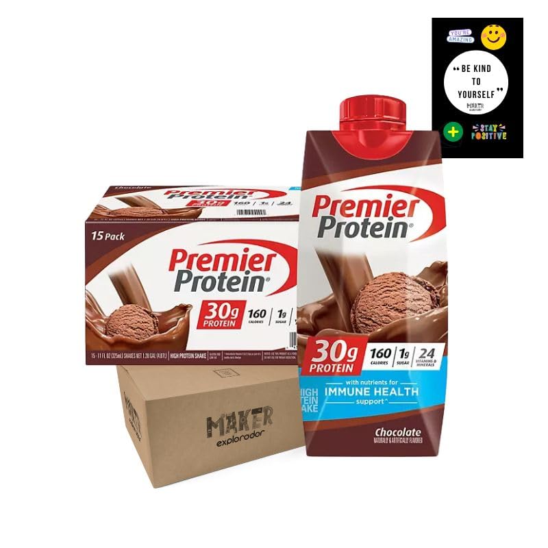 Protein-Packed Shake: Maker Explorador Premier Chocolate - 30g Protein in Every Pack!