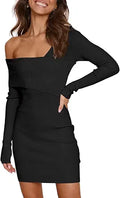 LILLUSORY Women's Off Shoulder Sweater Dress for Spring 2024
