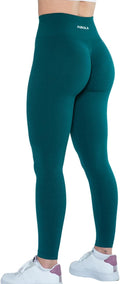 AUROLA Workout Leggings for Women Seamless Scrunch Tights - Tummy ones