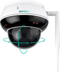 4K PTZ WiFi Dome Camera Outdoor 8MP - Auto Tracking 360 View