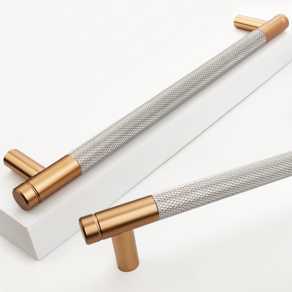 20 Pack 7 1/2 Inch Bronze and Nickel Cabinet Handles for Style