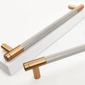 7.5 in Center Cabinet Handles 12 Pack - Knurled Bronze Nickel Pulls