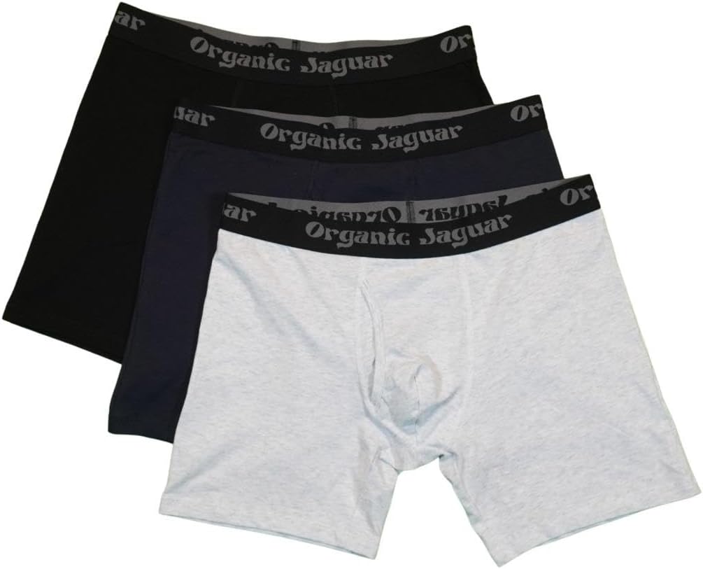 Soft & Breathable Boxers Briefs for Men, 3 Pack, Cotton