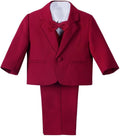 Baby Toddler Boy 5 Piece Tuxedo Suit Set by Dressy Daisy for Parties