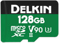 Delkin Devices 128GB Power Micro SD Card - Ultra-Fast 300MB/s Read Speed