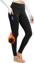 baleaf Women's Fleece Lined Leggings High Waisted Thermal Tights Shoes