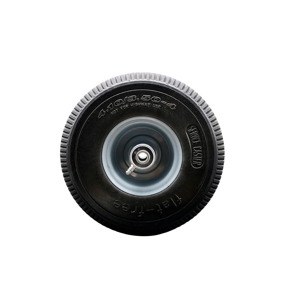10 x 3 Flat Free Hand Truck Dolly Wheel with 280 lbs Capacity