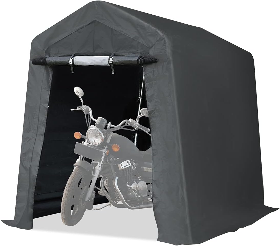 Outdoor Portable Storage Shelter Shed for Motorcycle and More