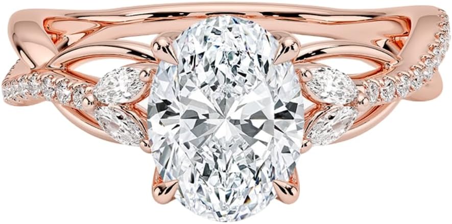 1-3 CT Moissanite Engagement Ring for Timeless Love