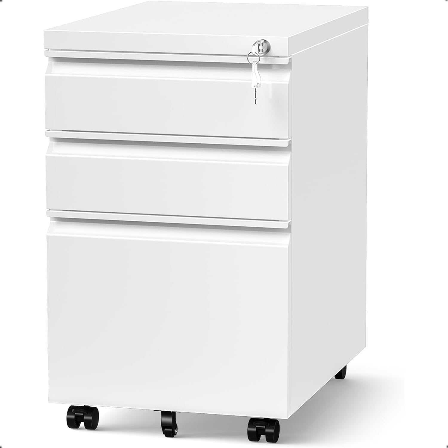 Secure & Stylish Home Office Filing Cabinet