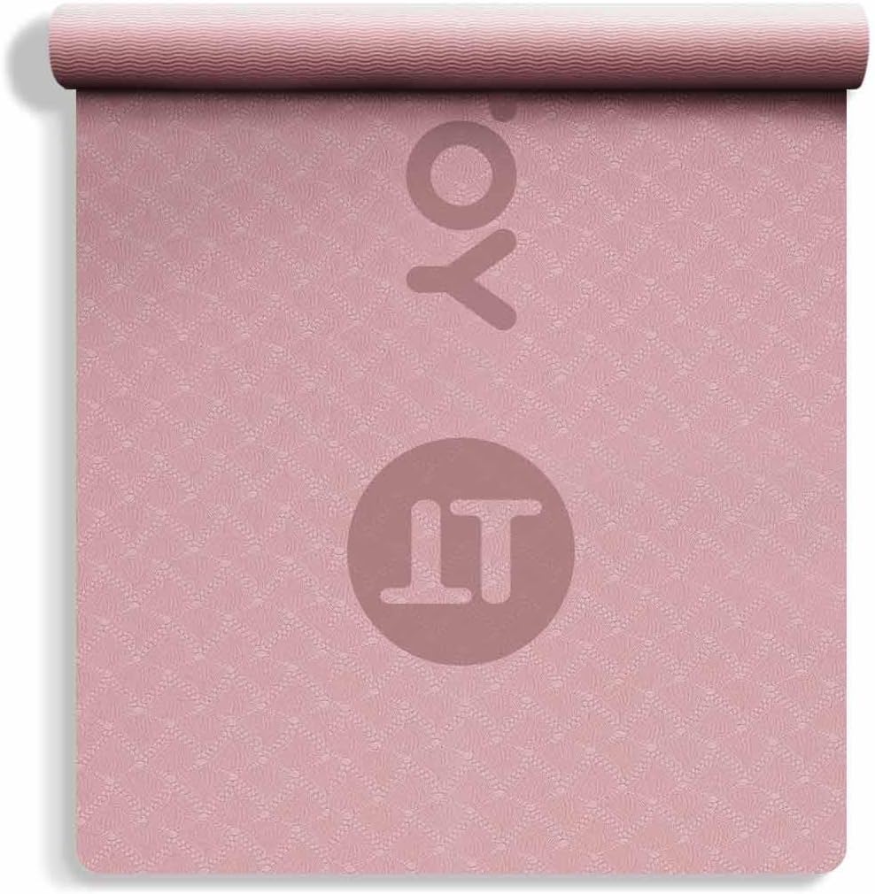 Extra Wide Non-Slip Eco Yoga Mat for Home Workouts