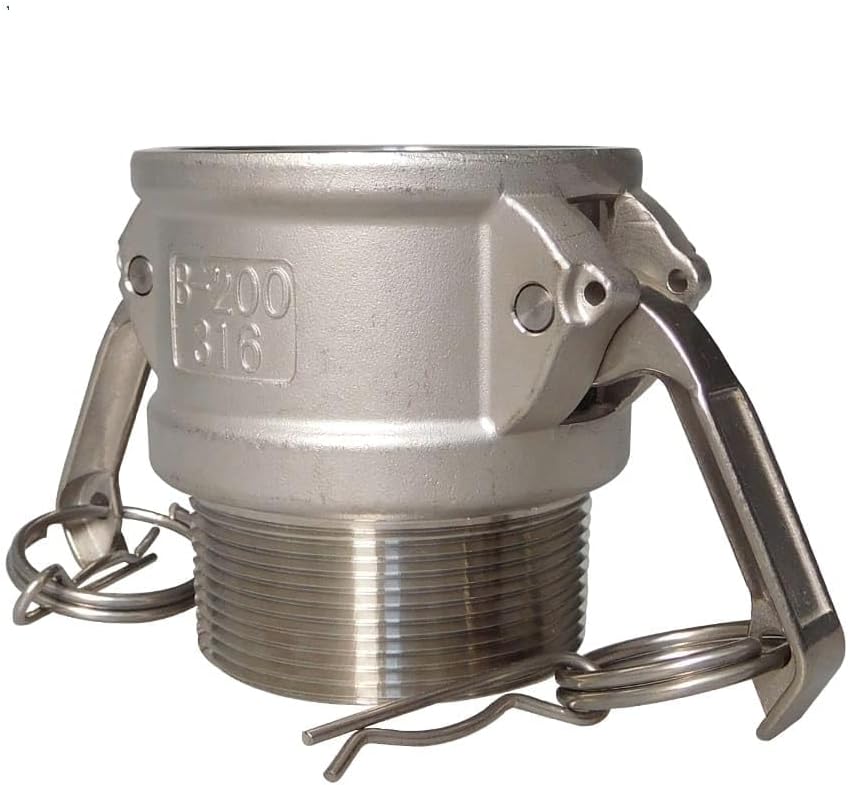 3in Female Camlock x 3in Male NPT Adapter - Heavy Duty Fitting