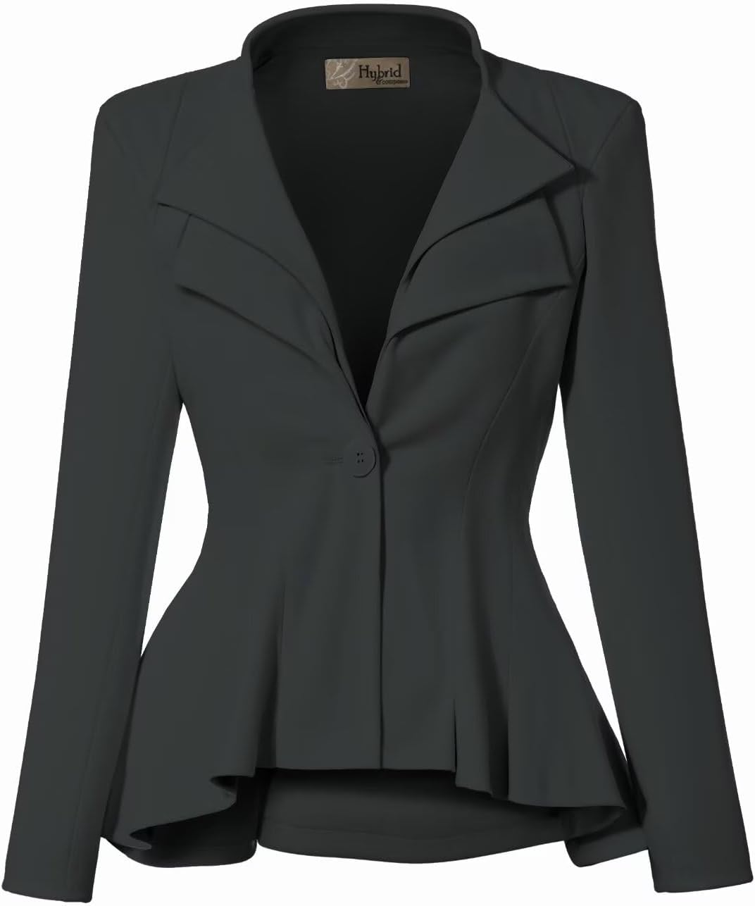 Hybrid Women's Casual Work Office Dressy Peplum Blazer