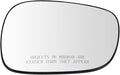 TRQ Passenger Side Mirror Glass Heated Convex Compatible