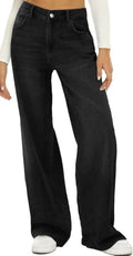 Women Wide Leg Jeans High Waist Baggy Jean - Y2K Loose Denim