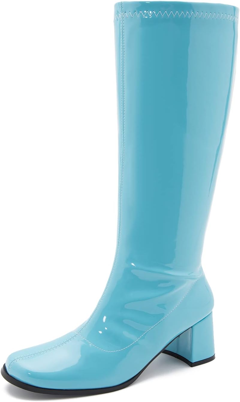 LIURUIJIA Women's Gogo Boots for Retro Disco Costume Events