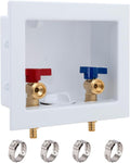 SUNGATOR Pex Washing Machine Outlet Box with Center Drain - Durable