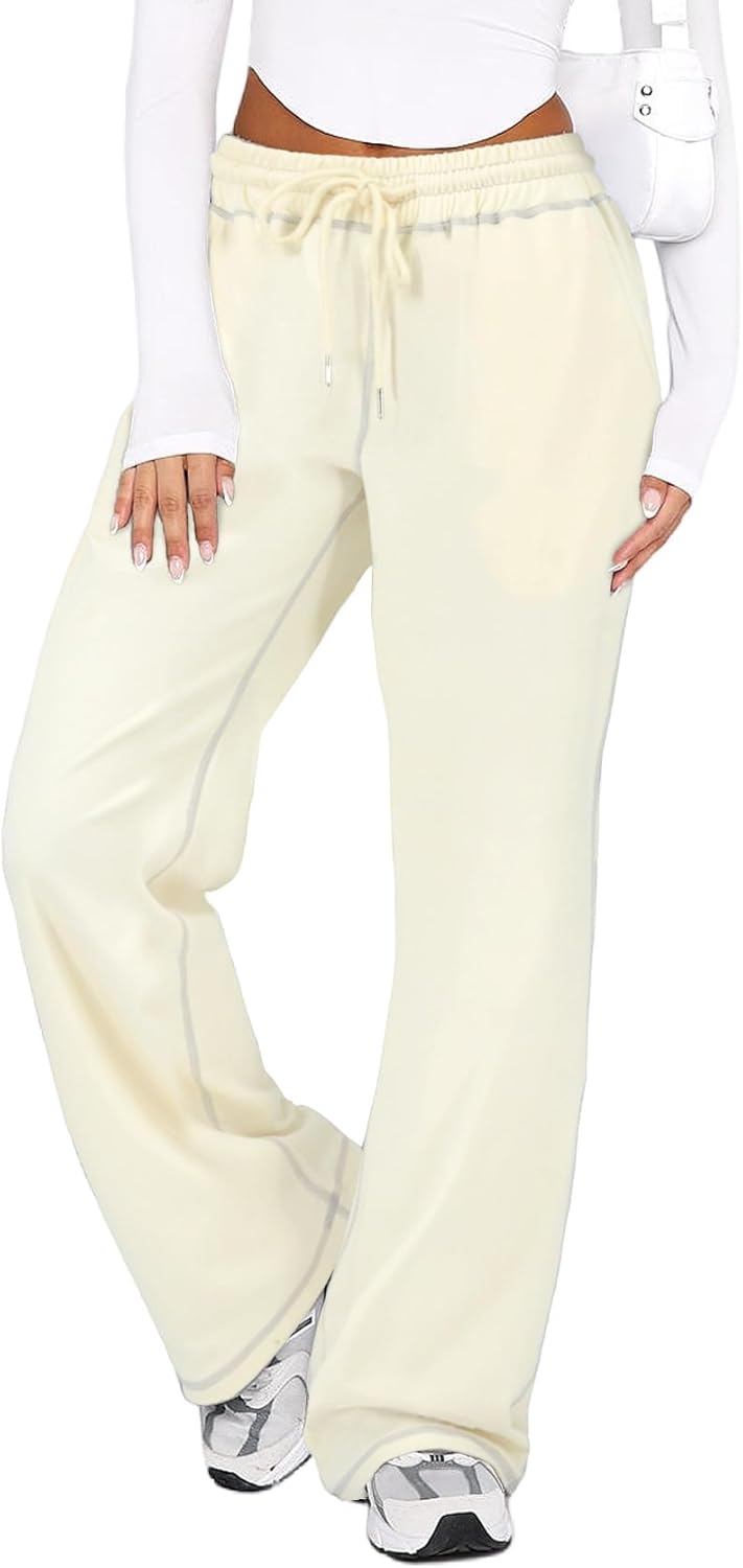 Track Pants Women Joggers Soft Lounge Pants for Comfort