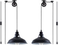 Industrial Pulley Pendant Light Fixture for Vintage Style Homes