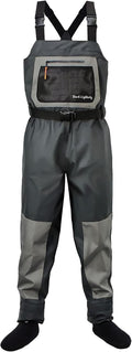 Dark Lightning Breathable Insulated Chest Waders - Four-Season Comfort