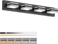 30in Black Vanity Light 4-Light with 5 Color Temperatures - Dimmable