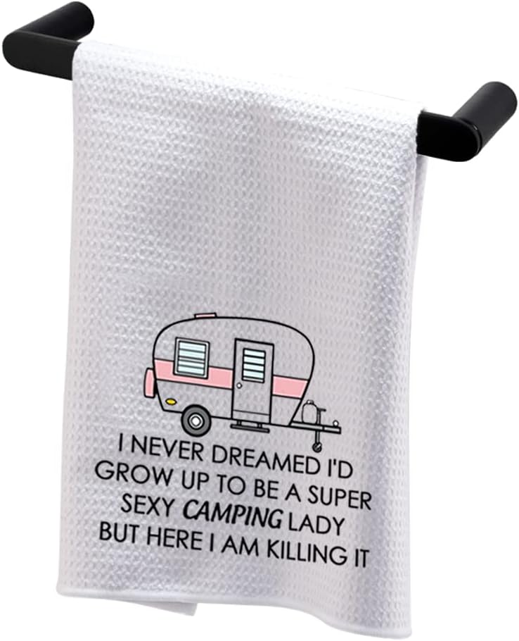 Super Sexy Camping Lady Towel