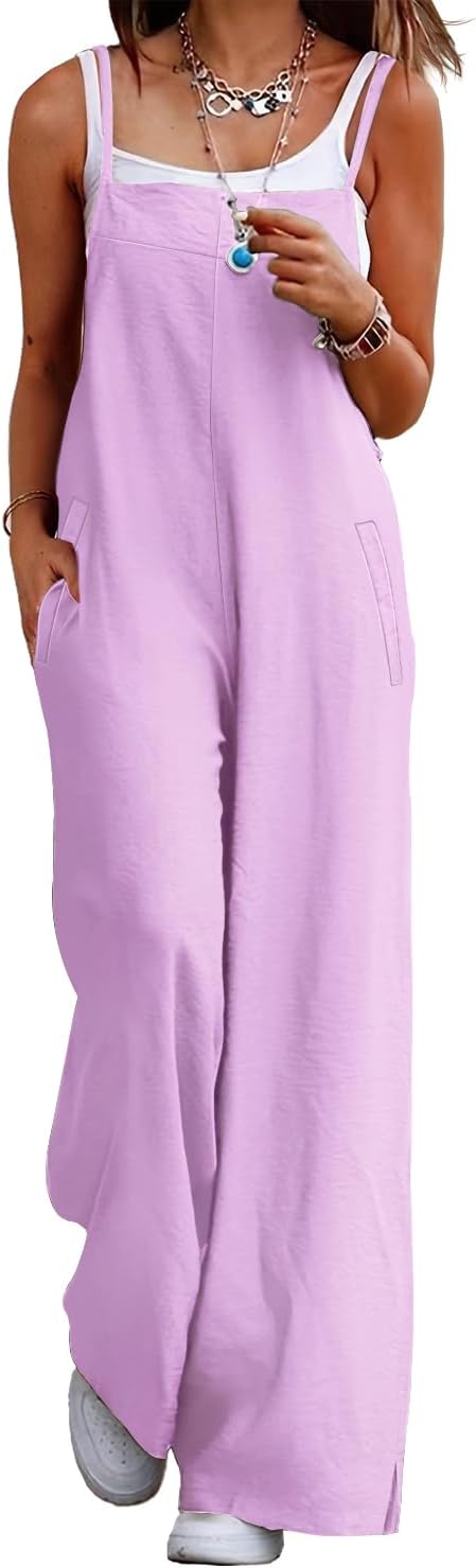 YESNO Women's Summer Boho Casual Jumpsuits for Relaxed Style
