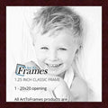 20x20 in Brown Picture Frame - Classic Mahogany Finish