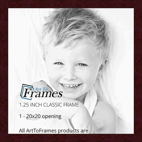 ArtToFrames 20x20 Inch Brown Picture Frame for Your Art