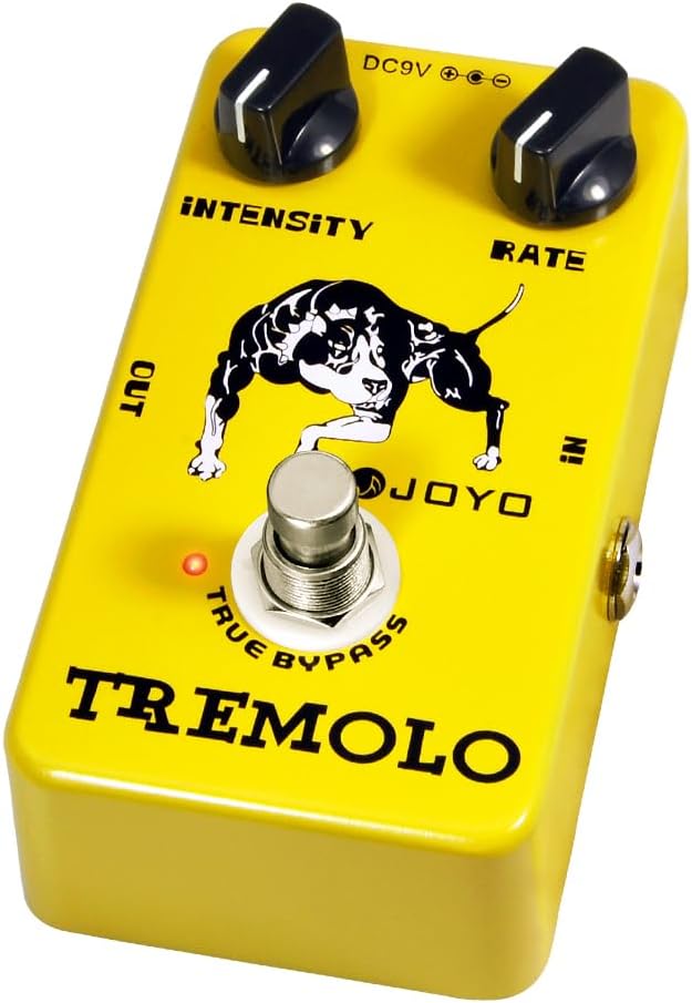 JOYO Tremolo Effect Pedal for Electric Guitar with True Bypass