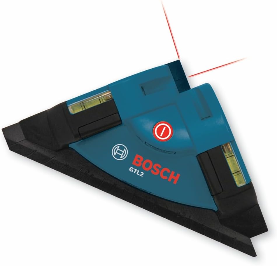 Bosch GTL2 Laser Level Square for Accurate Layouts and Alignments