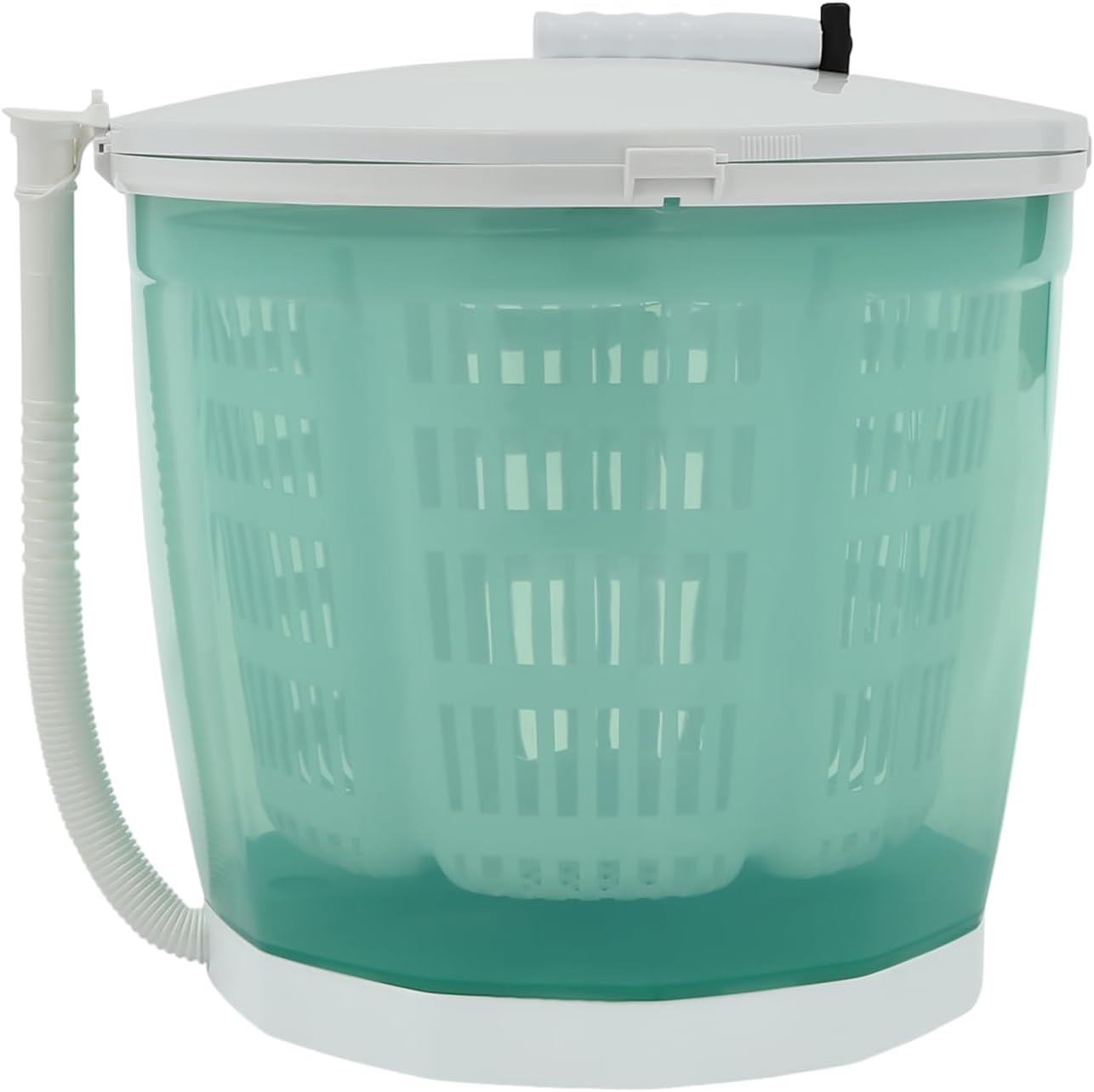Compact 2-in-1 Portable Washer & Dryer - Non-Electric, Spin Dry, Green