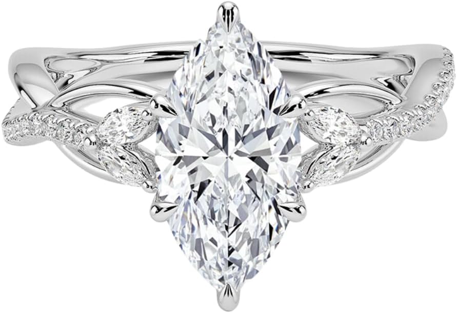 Stunning 1-3 CT Moissanite Engagement Ring for Timeless Love