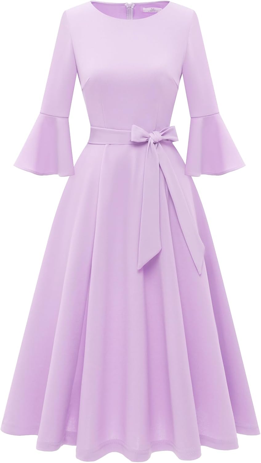 HomRain Women's Vintage Evening Dress for Weddings and Parties
