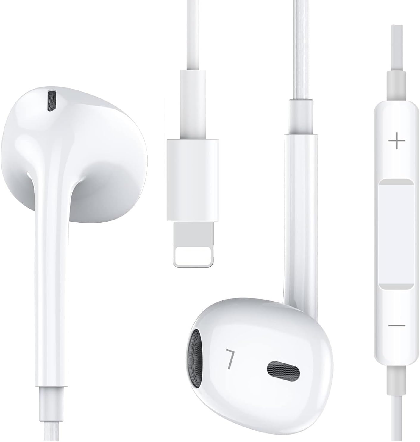 HiFi Stereo Earbuds with Mic for iPhone 14 Pro - Noise Reduction