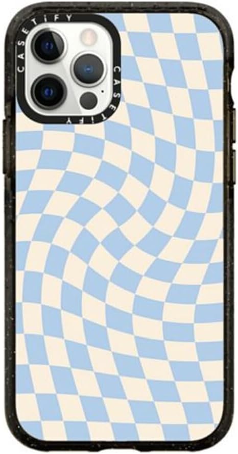 CASETiFY Impact Case for iPhone 12 Pro - Baby Blue Twist Design