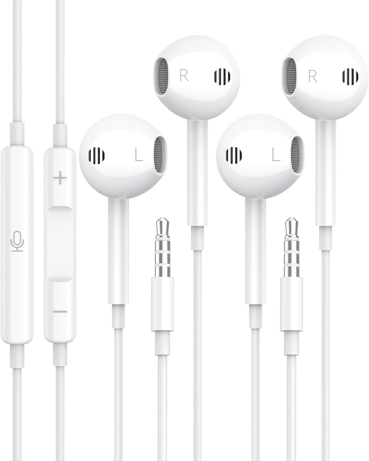 HiFi Stereo Wired Earbuds for Clear Calls